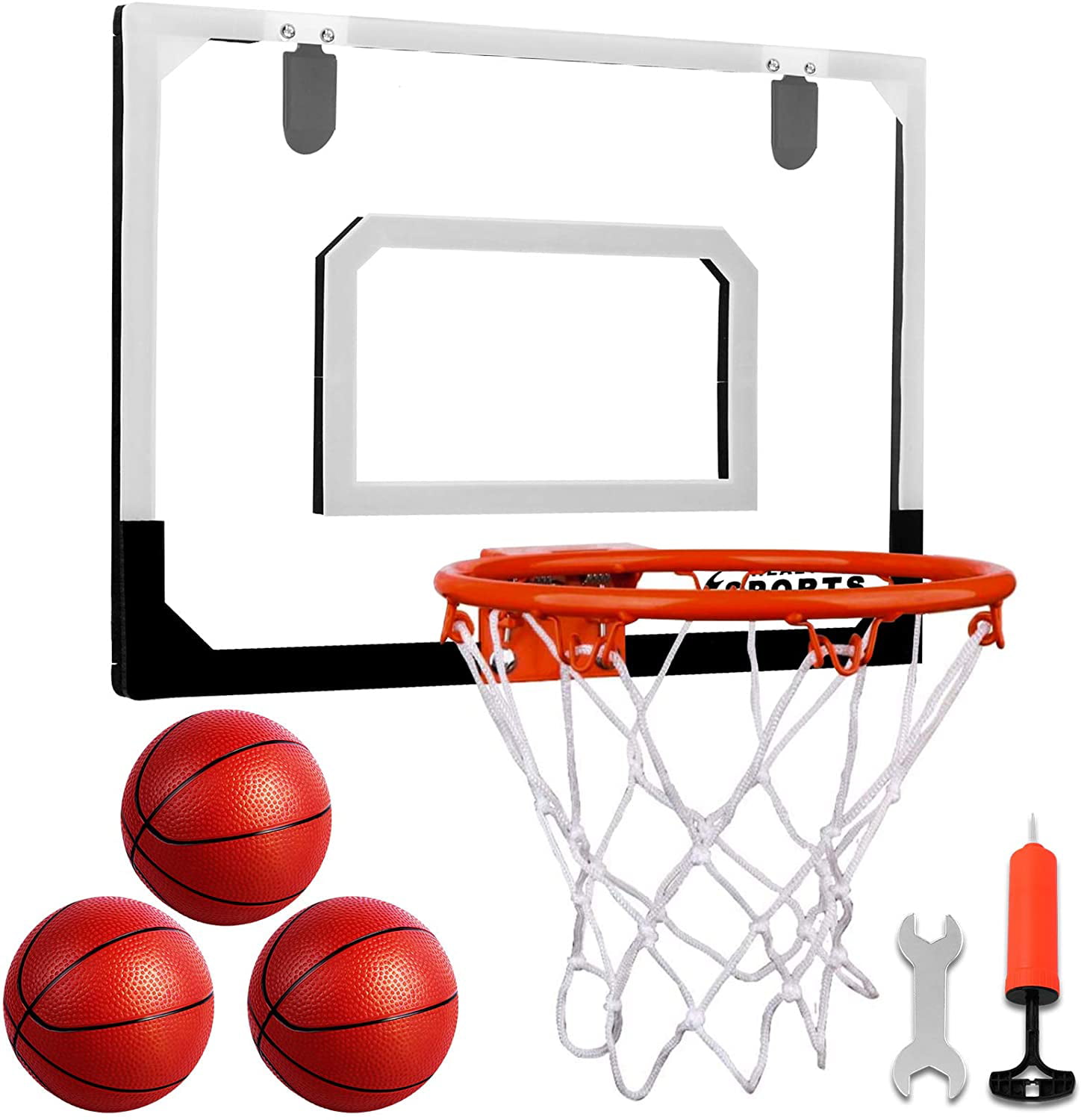 Mini Basketball Backboard Hoop Netball Board Box Set Kids Indoor Ball Game ♞ 