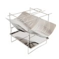 thumbnail image 2 of VONKY Folding Charcoal Barbecue Grill Portable Picnic Cooker Barbecue Stove Rack, 2 of 7