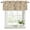 Beige, variant on 2 Pack Valances for Window, Black Khaki Short Curtains for Kitchen Bedroom Living Room, Spring Flora Rod Pocket Small Window Treatment Valance Drapes 54 x 18 Inch