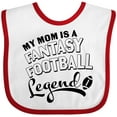 thumbnail image 3 of Inktastic My Mom is a Fantasy Football Legend Boys or Girls Baby Bib, 3 of 4