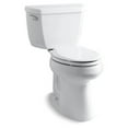 thumbnail image 2 of Kohler K-3713-RA-96 10 in. Highline Classic Comfort Height Elongated 1.28 GPF Chair Height Toilet with Right-hand Trip Lever & Rough-in, Biscuit, 2 of 2