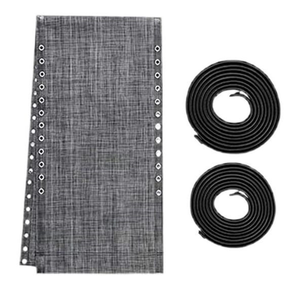 Chair Replacement Fabric And Bungee Rope Kit For Outdoor Lounge Chairs Terrace Beach Chair Gray