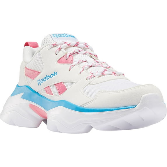 Women's Reebok Royal Bridge 3 Sneaker White/Astro Pink/Bright Cyan 8.5 M