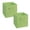 Green, variant on ClosetMaid Cubeicals Fabric Drawer, Open Storage Organizing Bin, Black (2 Pack)