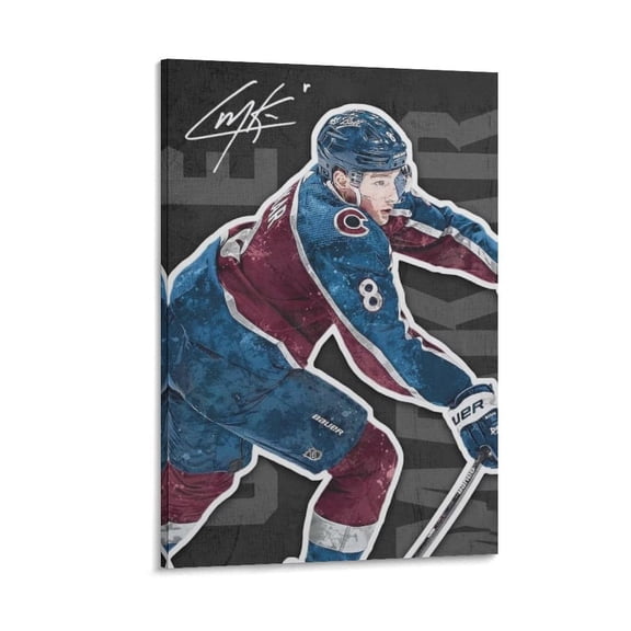 Cale Makar Poster Canvas Poster Wall Art Poster Scroll Canvas Painting Picture Living Room Decor Home 16x24inch(40x60cm)
