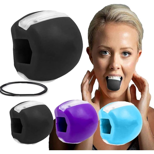 Reafirmantes faciales, entrenadores de cuello/mandíbula facial, dispositivos para fortalecer y reafirmar el área de la mandíbula y el cuello, definir la línea de la mandíbula Levamdar LN-2084-1