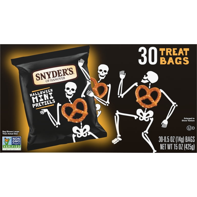 Snyder's of Hanover, Mini Pretzels, 30 Ct Halloween Snack Packs