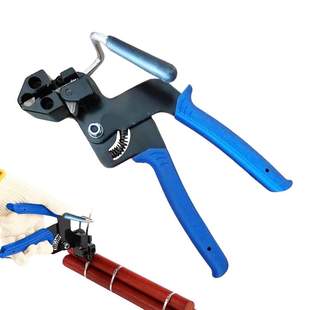 Metal Zip Tie Tool, Stainless Steel Cable Tie Pliers Chain Link Fence Ties, Cable Tie Cutter, Adjustable Cable Tie Pliers, Cable Tie Tool for Industry, Home Use