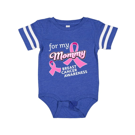 Inktastic For My Mommy - Breast Cancer Awareness Boys or Girls Baby Bodysuit