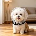 thumbnail image 4 of Mesh Eating Cover for Pet Head, Anti-Scavenging Eating Cover for Small Dogs Cats, Breathable Elastic Hood Barrier, Suitable for Outdoor Walk Protection, 4 of 5