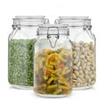 thumbnail image 2 of Food Storage Jars with Airtight Lids Set – 52 oz – Set of 3, 2 of 14