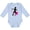 AE-Light Blue, variant on Inktastic Girl Playing Soccer- Pink and Yellow Stars Girls Long Sleeve Baby Bodysuit