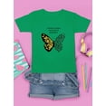 thumbnail image 3 of Leopard Butterfly Quote T-Shirt Juniors -Image by Shutterstock,  Medium, 3 of 4