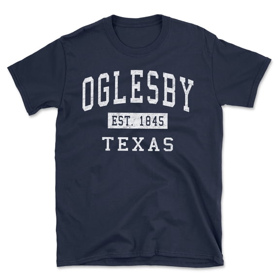 Oglesby Texas Classic Established Men's Cotton T-Shirt