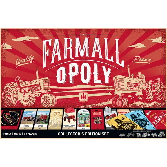 MasterPieces Opoly Family Board Games - Farmall Opoly