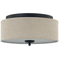 3 Light Flush Mount Quoizel Lighting Bla1616mbk