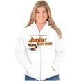 thumbnail image 4 of Junior Caramels Chocolate Candy Logo Zip Up Hoodie Men's Women's Brisco Brands M, 4 of 6