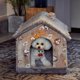 thumbnail image 5 of Winter Pet Cat Bed Foldable Dog House Dog Villa Sleep Kennel Removable Nest Warm Enclosed Cave Sofa Pet Supply лежанка ShopWise Round, 5 of 17