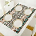 thumbnail image 4 of Aztec Placemats Set of 4,Vintage Abstract Geometric Southwestern American Ethnic Tribes Print Placemats Table Mat for Home Dining Table Kitchen Party Decor 4PCS, 4 of 6