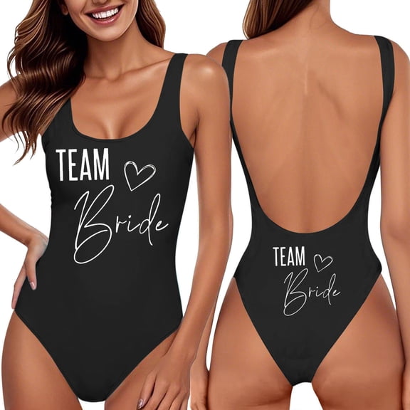 Afdoent One Piece Swimsuit Women Fashion Letter Print Swimsuit Bikini Swimwear Bathing Sleeveless Backless Swimsuit 2026 Summer Swimwear