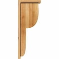 thumbnail image 3 of 6"W x 10"D x 26"H Crestline Rough Sawn Corbel w/Backplate, Western Red Cedar, 3 of 9