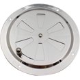 thumbnail image 1 of Rejilla de ventilación redonda, abertura de ventilación ajustable de acero inoxidable, entrada y salida de aire de 125 mm. JAMW Sencillez, 1 of 5