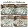 thumbnail image 7 of ODIKA 9'x12' Washable Area Rug Structured Alphabet Display With Botanical Wildlife Teaching for Dining Room, Basement, Large Office, Non-Slip Chair-Friendly, 7 of 7