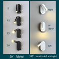 thumbnail image 5 of Reading Light LED Wall Spotlight Bedroom Bedside Wall Lamp, 90+350° Adjustable Headboard Accent Spot Lighting Fixture, Indoor Hardwired Sconce with Switch, Warm White, 5 of 5