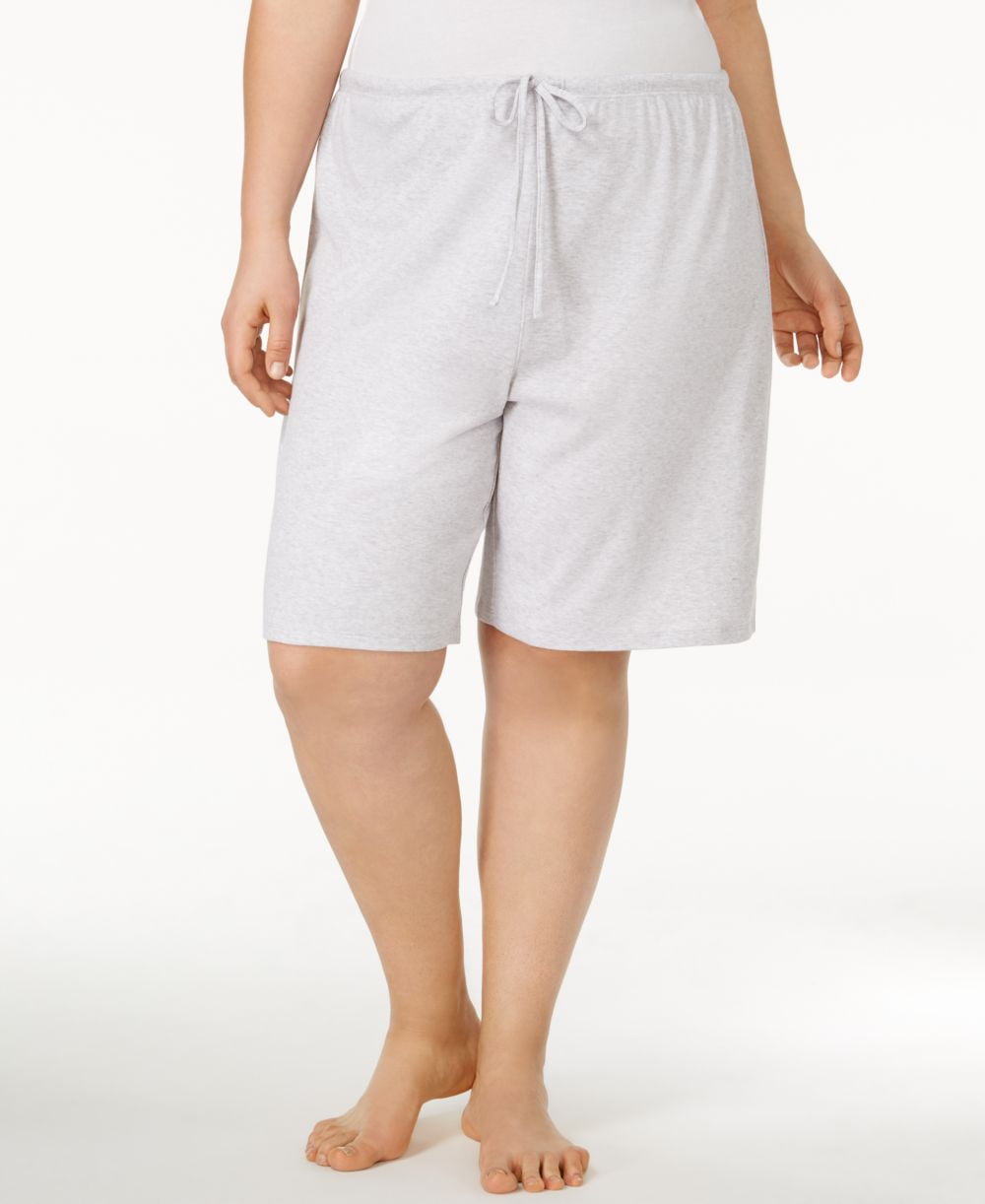 plus size bermuda pajama shorts