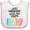 White and Pink, variant on Inktastic Easter Just Hangin' with My Peeps Boys or Girls Baby Bib