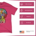 thumbnail image 4 of Tee Hunt Dean Russo Sweet Poodle T-Shirt Dog Pattern Puppy Adopt Pet Men's Tee, Hot Pink, XX-Large, 4 of 5