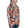 thumbnail image 3 of Kdxio Cool Flamingo Pattern Boys Athletic Unisex Boys Girls Hoodie with Pocket Sweatshirts-X-Large, 3 of 6