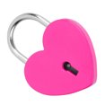 thumbnail image 3 of Heart Lock Metal Exquisite Padlock with Key, Small Size Mini Heart Shape Padlock Key Padlock Heart Padlock for Diary, Jewelry Box, Luggage, 3 of 7