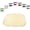 Beige, variant on 65"×44" 55"×47" 75"×52" 77"×49" Porch Swing Canopy Waterproof Replacement Top Cover, Sun Shade Awning Cover for Outdoor Garden Patio Yard(Beige,66x45in-164x114cm)