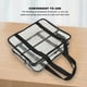 thumbnail image 4 of Bolso De Hombro Transparente, Bolso Transparente Impermeable De Gran Capacidad, Costuras De Tela Reforzadas Para Viajes, 4 of 7