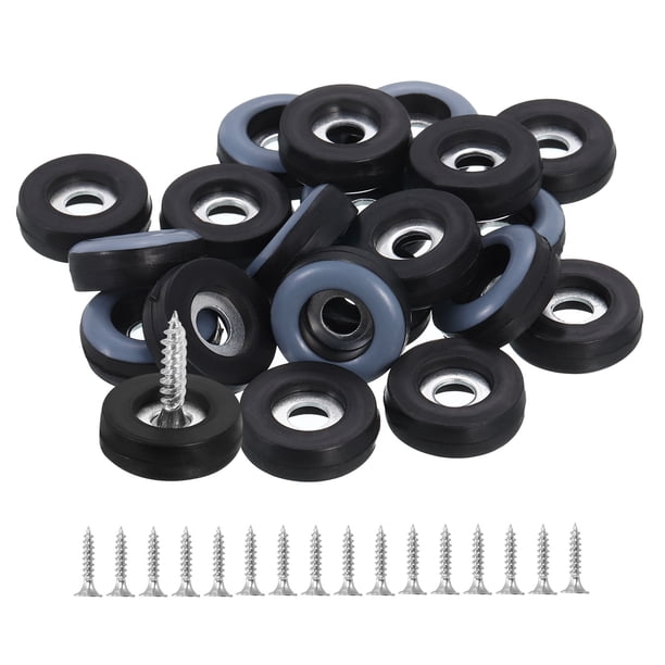 Uxcell Furniture Slider Pads, Screw on Furniture Glides Sliders 19mm 16
