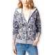 thumbnail image 1 of Almost Famous - Sudadera con capucha para mujer con ribete de shera sintética, gris, extra pequeña, 1 of 1