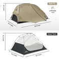 thumbnail image 2 of Tienda de campaña Naturehike UL Star River para 2 personas, impermeable 1,85 kg, 2 of 8