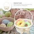 thumbnail image 4 of Zcyifa flower girl basket Flower Basket with Handle Storage Basket Empty Basket Easter Basket Wedding Flower Girl Basket, 4 of 10