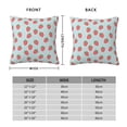 thumbnail image 2 of Pofeuu Hand Drawn Strawberry Print Double-sided plush pillowcase Square Throw Pillow Covers Pillows Cover for Living Room Bedroom Sofa Couch Cushion Cover（No pillow core）-20"x20", 2 of 7