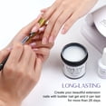 thumbnail image 4 of Gel de uñas SAVILAND LED & U V Builder, 100 ml, extensión de uñas blanca, 4 of 7
