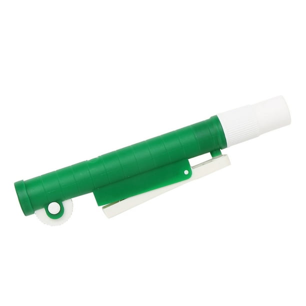 Pipeta Bomba Laboratorio de Laboratorio Científico Pipeta Fleter Para Pipetas Desechables de Pláshico y Vidrio 10 ml de Bomba Verde Relleno de Liberación Rápida