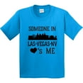 thumbnail image 3 of Inktastic Las Vegas Nevada Someone Loves Me Skyline Youth T-Shirt, 3 of 5