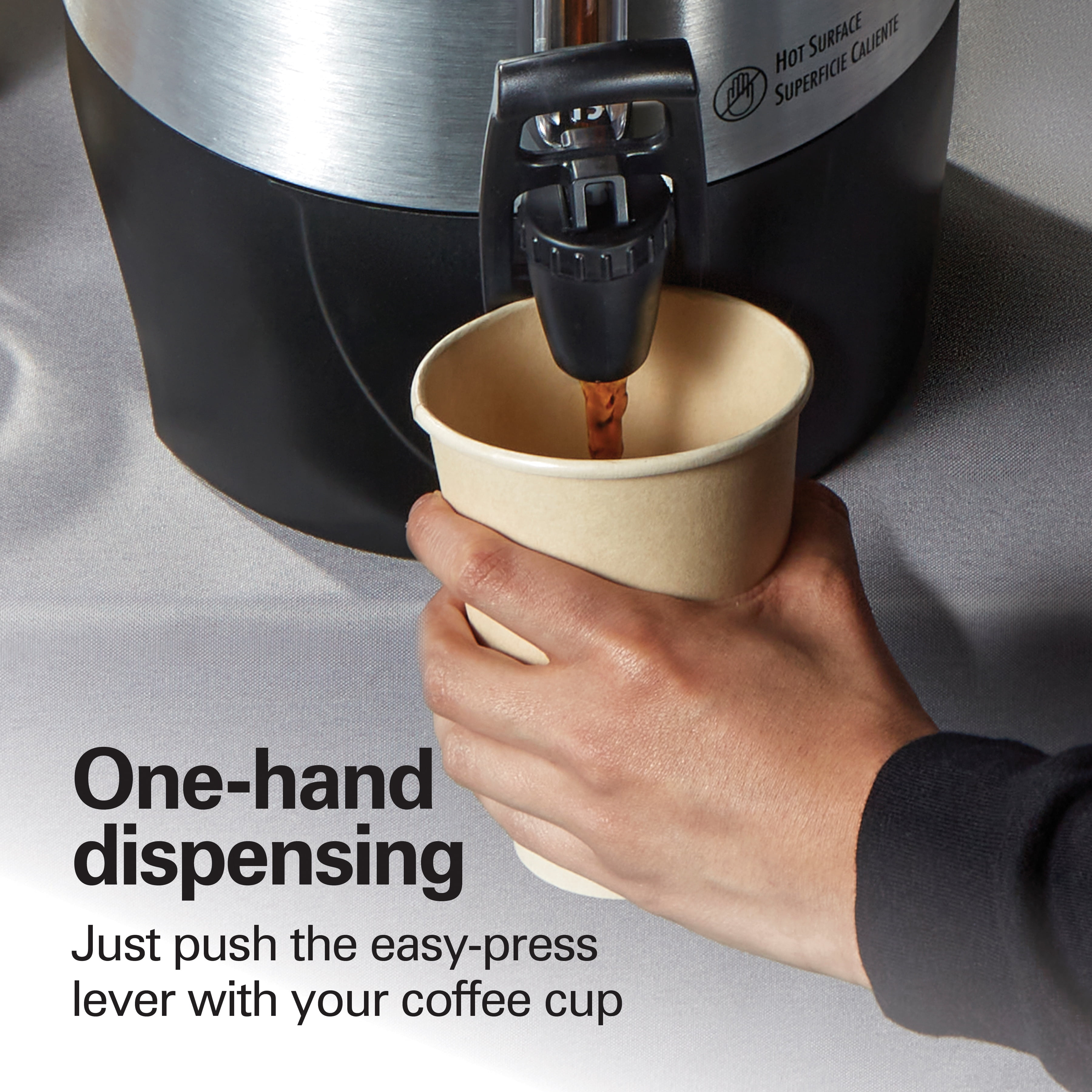 Hamilton Brandclub Hamilton Beach Fast Brew Coffee Urn Model 40521