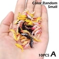 thumbnail image 3 of 10pcs Miniature Plastic Fish Models for Dollhouse, Aquarium Decor, Craft Projects - Random Styles, 0.67"-0.87", 3 of 6