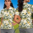thumbnail image 4 of Binienty Yellow Lemon Matching Couple Golf Shirts Versatile Shirts Couples Matching Outfits Comfortable Dry-Fit Quarter Zip Pullover for Golf Running Sports, 4 of 7