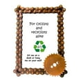 thumbnail image 1 of Mira MA94174-900078 Handmade & Fair Trade Bicycle Chain & Gear Photo Frame, 1 of 2