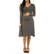 Women's Maternity Stripe Print Dress