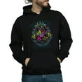 thumbnail image 3 of Harry Potter Mens Neon Hogwarts Crest Hoodie, 3 of 5