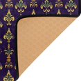 thumbnail image 3 of Yayeee Area Rugs for Living Room 6.7'x4.8' Non Slip Washable Bedroom Floor Carpet, Purple Flowers Pattern, 3 of 5